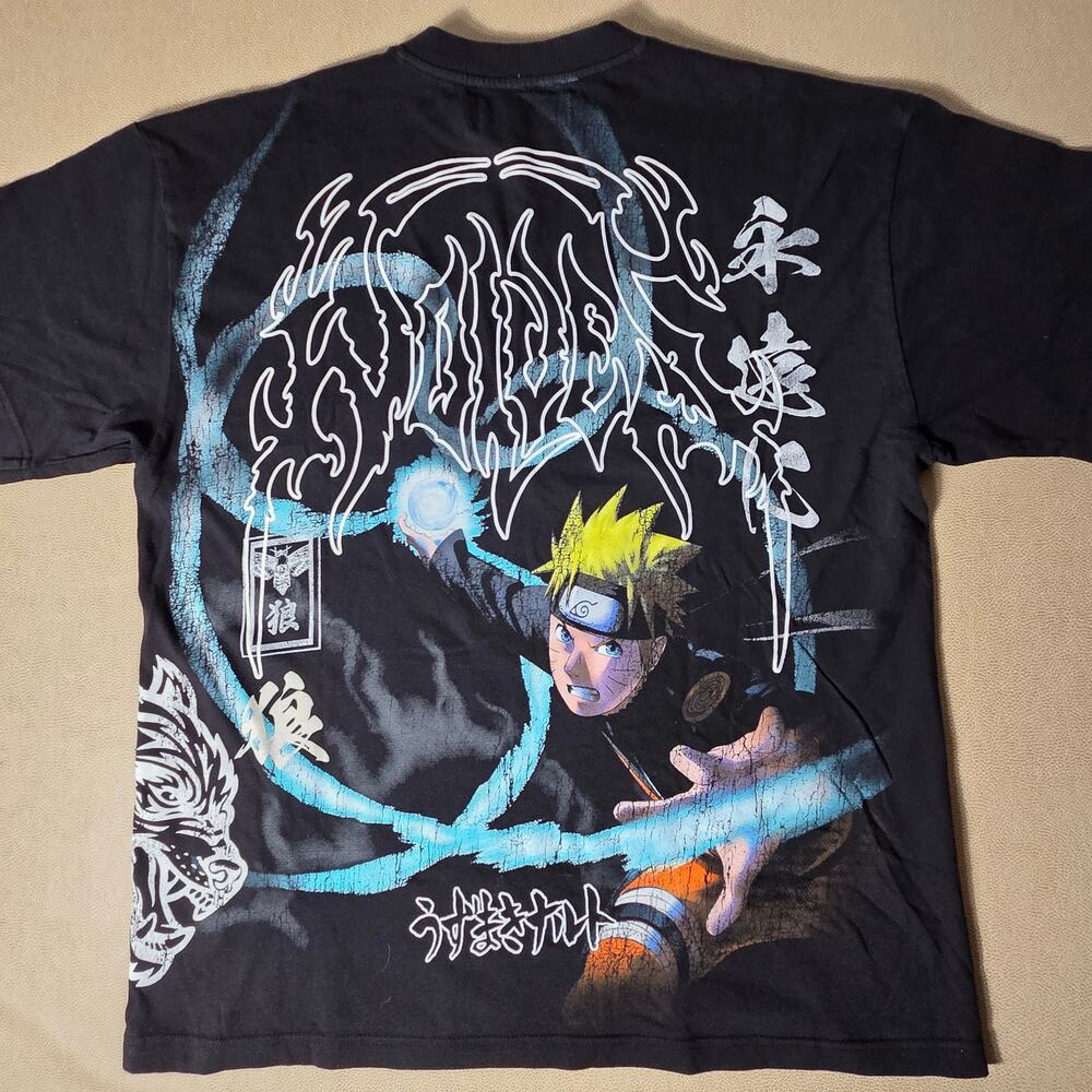 Darc Sport x Naruto Uzumaki Wolves Tee Black Size L Limited #6/1000 NWT